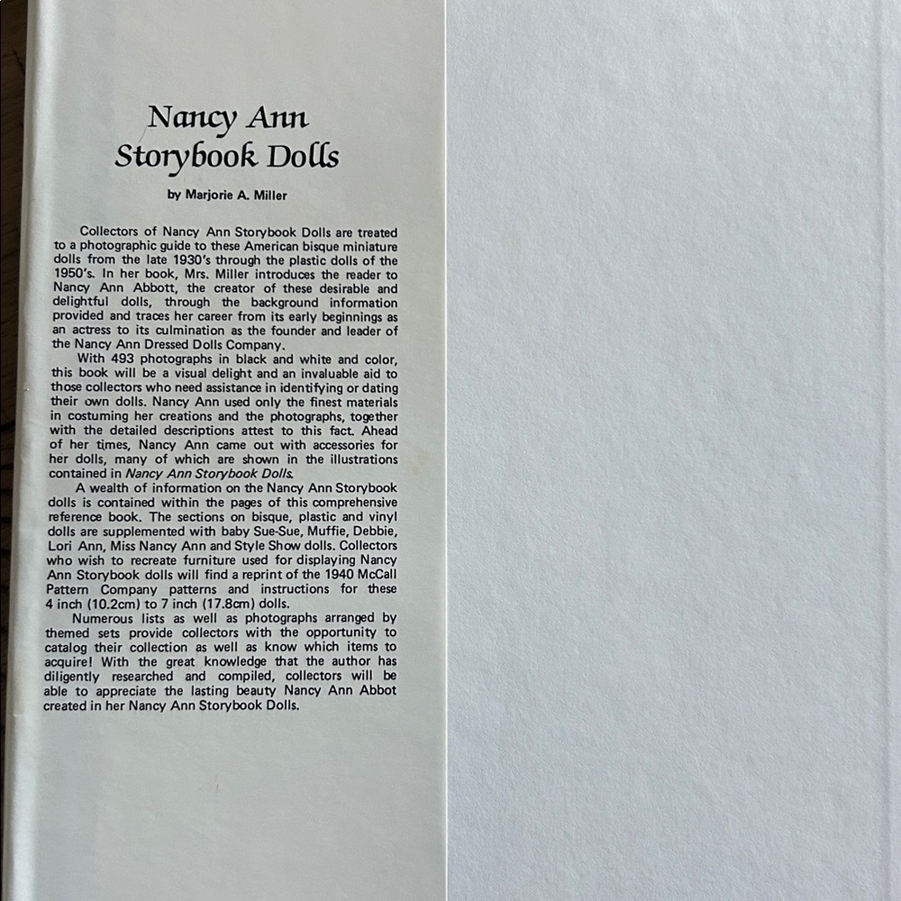 Vintage Nancy Ann Storybook Dolls Hardcover Book with Paper Cover - Picture 8 of 17